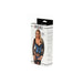 Amorable - Corset Met Mouwen - Inclusief String En Kousen - Zwart/Blauw-Laced-up.nl
