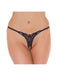 Amorable - Sexy G-String Met Open Kruis - Zwart - One Size-Laced-up.nl