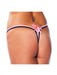 Amorable - Erotische G-string met Vetersluiting Accent - Roze - One Size-Laced-up.nl