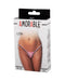 Amorable - Erotische G-string met Vetersluiting Accent - Roze - One Size-Laced-up.nl