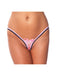 Amorable - Erotische G-string met Vetersluiting Accent - Roze - One Size-Laced-up.nl