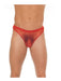 Amorable - Doorzichtige Rode String voor Mannen - Rode Heren Tanga - Polyamide - One Size-Laced-up.nl