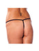 Amorable - Erotische G-string - Zwart Kant Met Parelsnoer Door Kruis - One Size-Laced-up.nl
