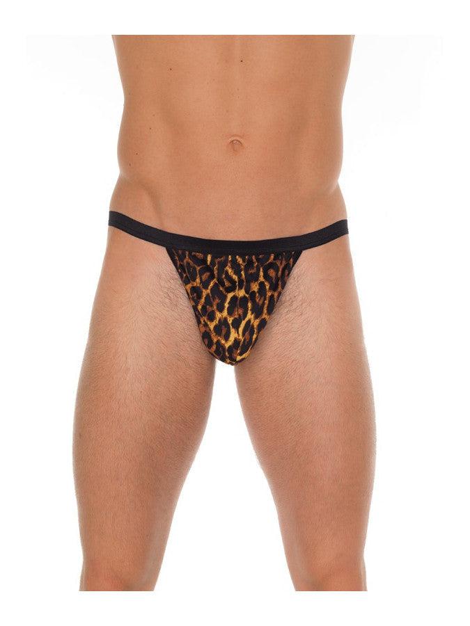 Amorable - String Voor Heren Met Panterprint - One Size-Laced-up.nl