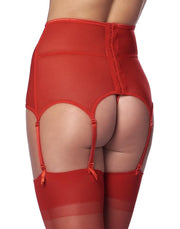 Amorable - 50's Style Jarretelgordel - Incl. String en Kousen - Rood-Erotiekvoordeel.nl