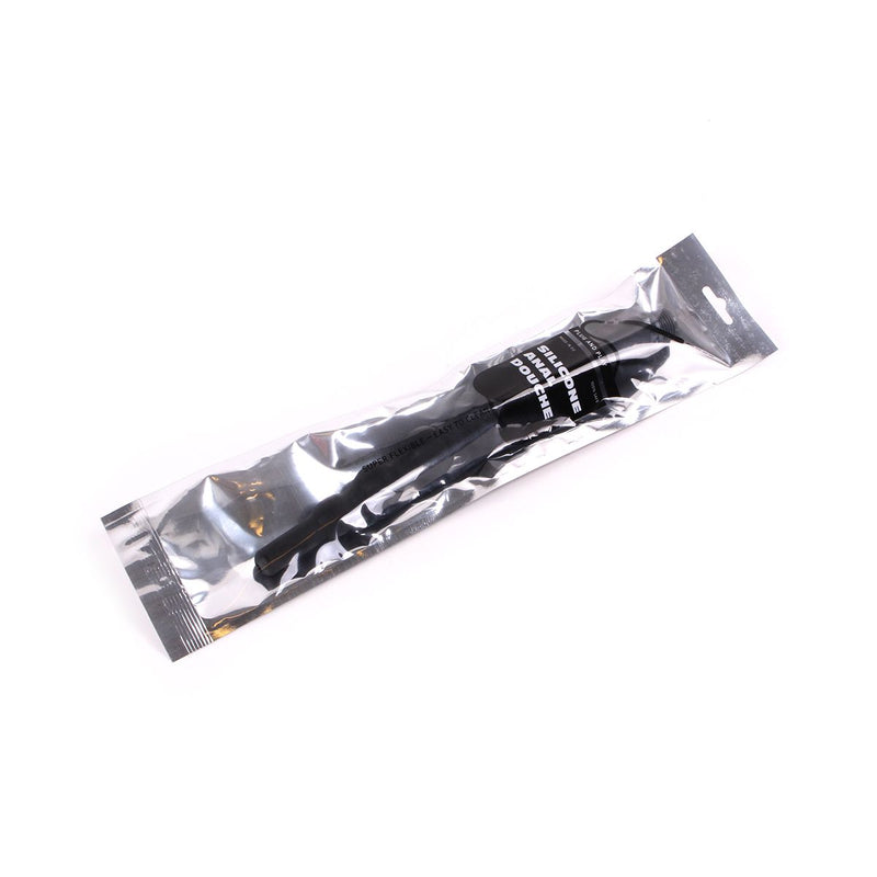 Anal Probe 4 Balls Siliconen Anaal Douche - Zwart-Laced-up.nl
