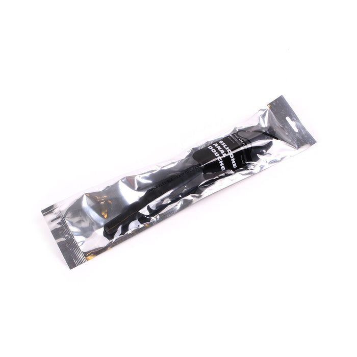 Anal Probe 4 Balls Siliconen Anaal Douche - Zwart-Laced-up.nl