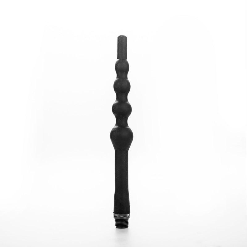 Anal Probe 4 Balls Siliconen Anaal Douche - Zwart-Laced-up.nl