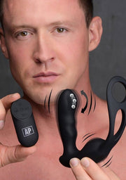 Ass Thumpers - Melkende en Vibrerende Prostaat Vibrator met Cock en Ball Ring-Laced-up.nl