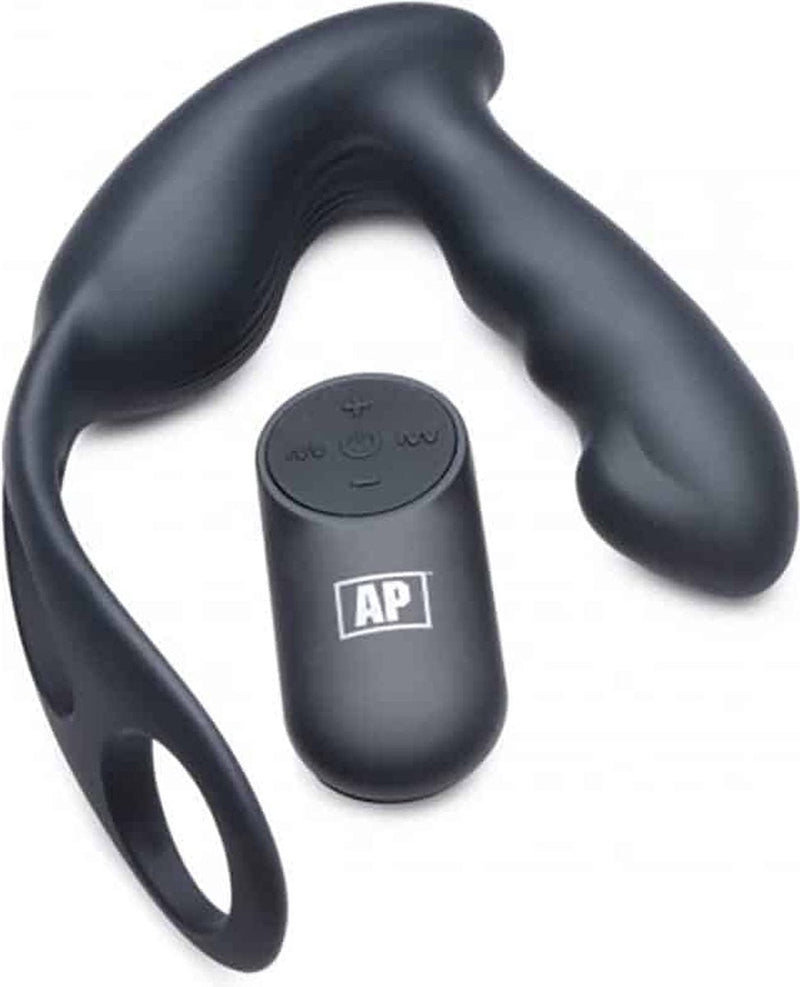 Ass Thumpers - Melkende en Vibrerende Prostaat Vibrator met Cock en Ball Ring-Laced-up.nl