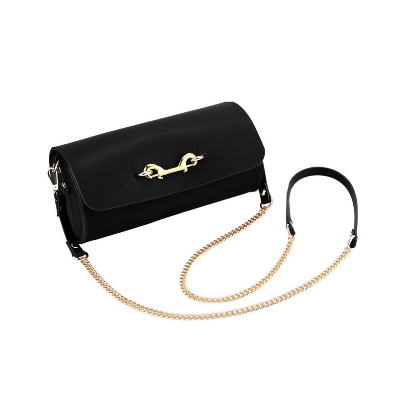 Kiotos - BDSM Fancy 5 Item Kit - Luxe Draagtas met 5 Verschillende BDSM Artikelen - PU Leer (Vegan) - Verkrijgbaar in Rood, Roze en Zwart-Laced-up.nl