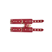 Kiotos - BDSM Fancy 5 Item Kit - Luxe Draagtas met 5 Verschillende BDSM Artikelen - PU Leer (Vegan) - Verkrijgbaar in Rood, Roze en Zwart-Laced-up.nl