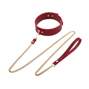 Kiotos - BDSM Fancy 5 Item Kit - Luxe Draagtas met 5 Verschillende BDSM Artikelen - PU Leer (Vegan) - Verkrijgbaar in Rood, Roze en Zwart-Laced-up.nl