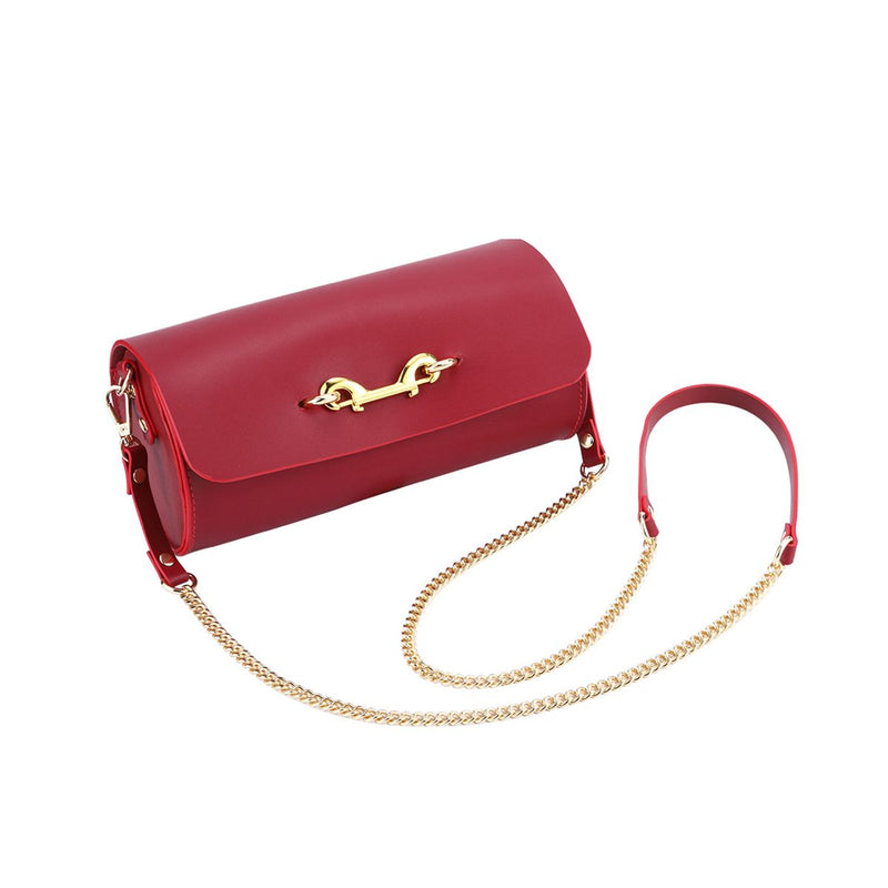 Kiotos - BDSM Fancy 5 Item Kit - Luxe Draagtas met 5 Verschillende BDSM Artikelen - PU Leer (Vegan) - Verkrijgbaar in Rood, Roze en Zwart-Laced-up.nl