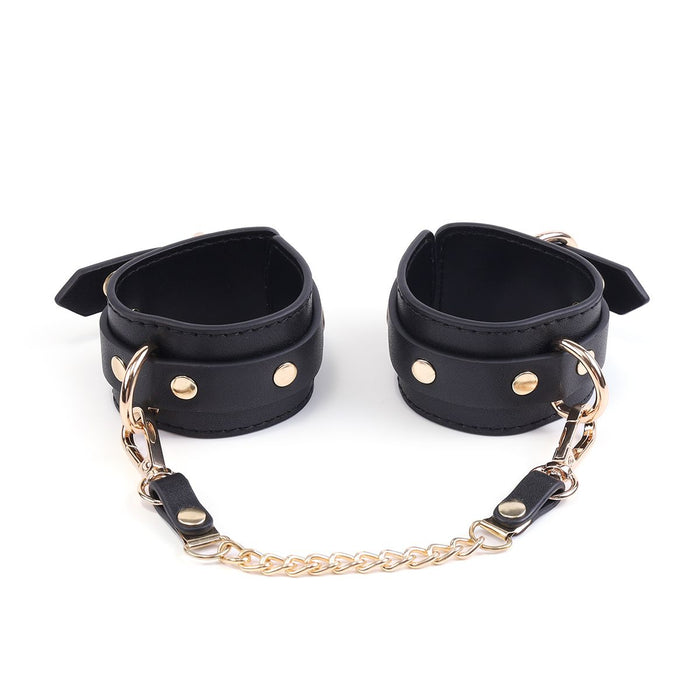 Kiotos - BDSM Fancy 5 Item Kit - Luxe Draagtas met 5 Verschillende BDSM Artikelen - PU Leer (Vegan) - Verkrijgbaar in Rood, Roze en Zwart-Laced-up.nl