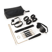 Kiotos - BDSM Fancy 9 Item Kit - Luxe Draagtas met 9 Verschillende BDSM Artikelen - Zwart-Laced-up.nl