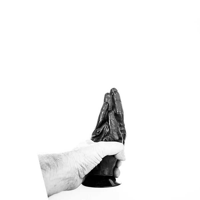 BP Toys - Dildo - Hand - Zwart - 21 cm.-Laced-up.nl