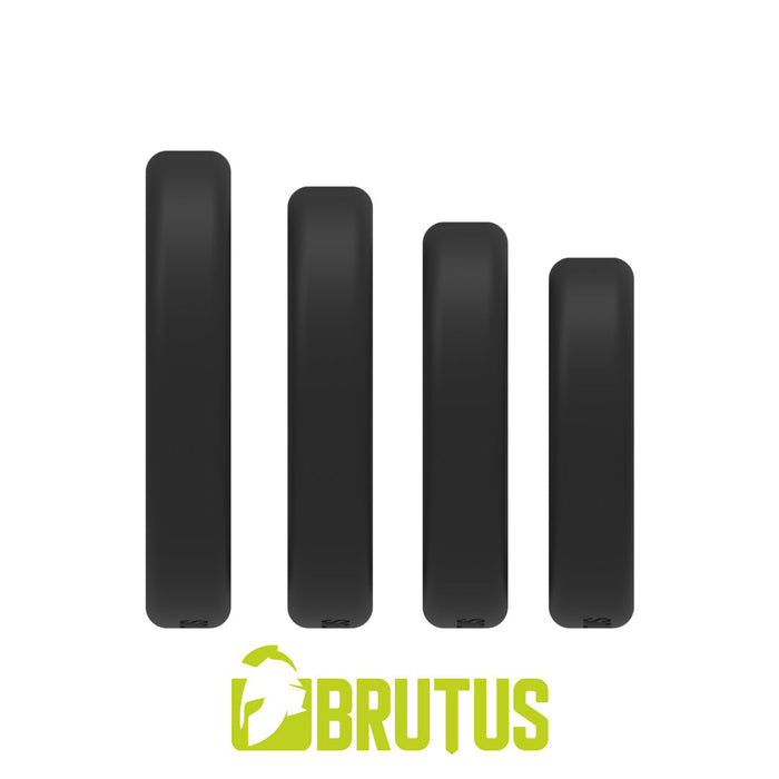 Brutus - Flat Slick - Silicone Cockring - Diverse Diameters-Laced-up.nl