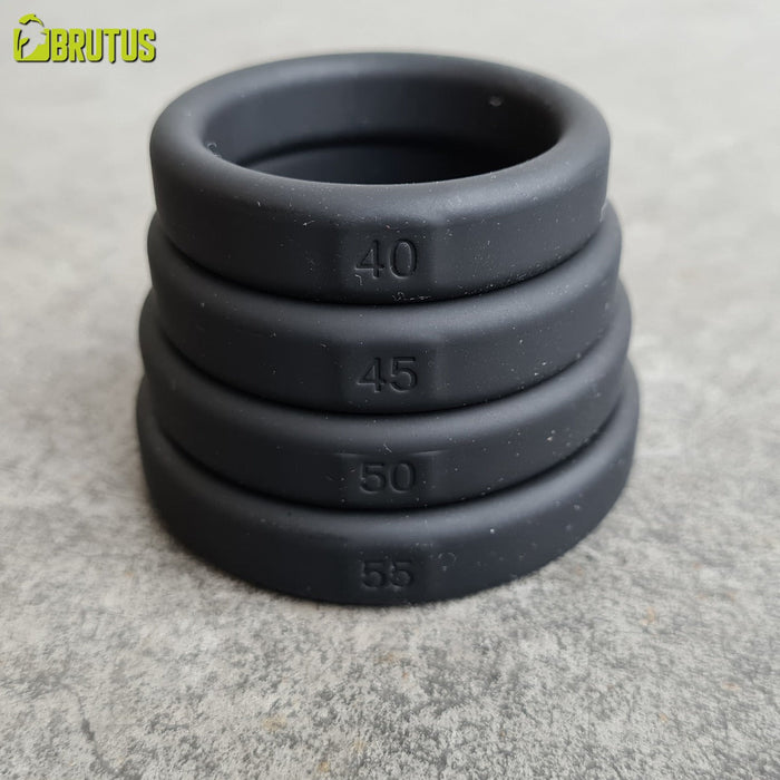 Brutus - Flat Slick - Silicone Cockring - Diverse Diameters-Laced-up.nl