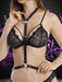 Snapshot Bad Girl - #goddesofthenight - Body Harnasje met Tailleband - One Size - Zwart-Laced-up.nl