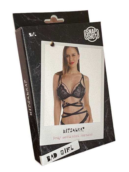 Snapshot Bad Girl - #itsawrap - Body Restraint Harnasje - One Size - Zwart-Laced-up.nl