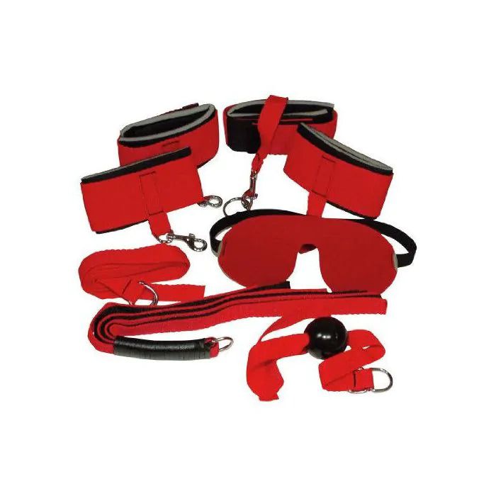 Bad Kitty - Bondage Set - Red Giant - 8-delig-Laced-up.nl