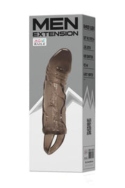 Baile - Penis Verlengende Penis Sleeve - Zwart - Lengte 115 mm - Diameter 35 mm-Laced-up.nl