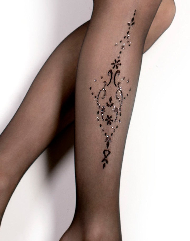 Ballerina Fantasy Hold Ups Roaring Twenties Kousen - 20 denier - Zwart-Erotiekvoordeel.nl