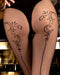 Ballerina Fantasy Tights Celestial Scroll - 20 Denier - Zwart-Erotiekvoordeel.nl