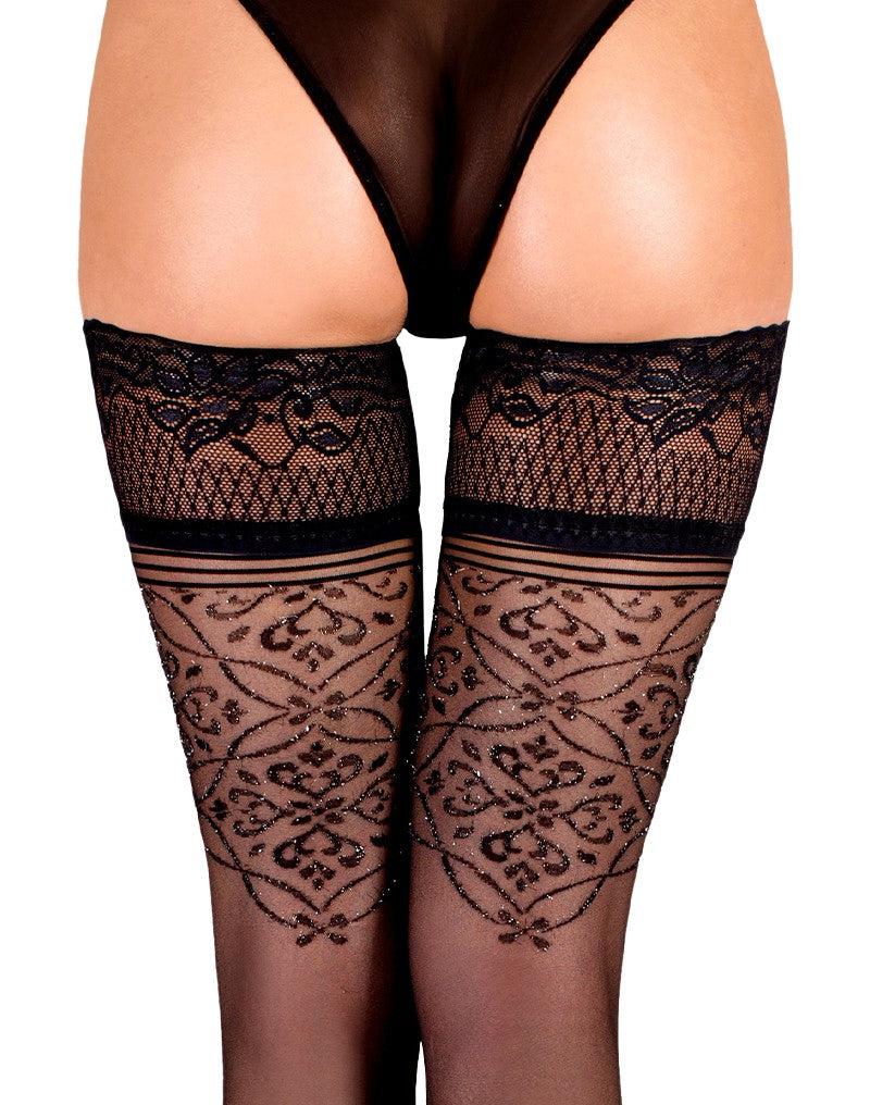 Ballerina - Hold Up Kousen - Cantata - 20 denier - Zwart-Laced-up.nl