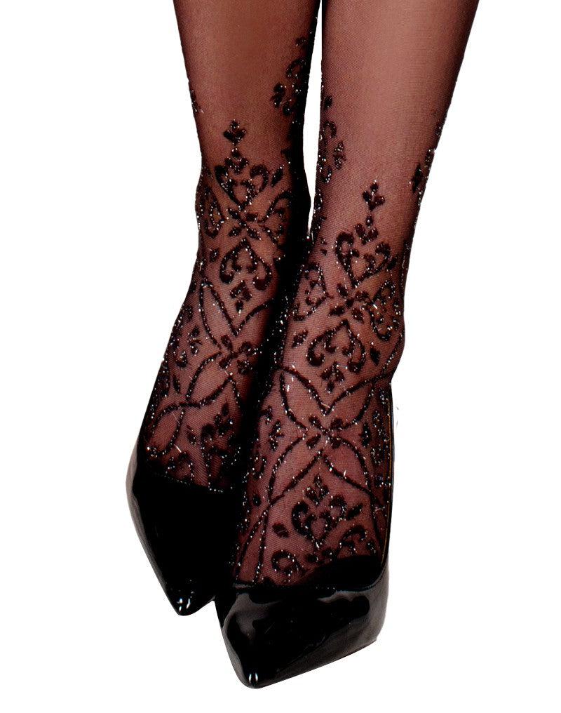 Ballerina - Hold Up Kousen - Cantata - 20 denier - Zwart-Laced-up.nl