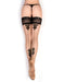Ballerina - Hold Up Kousen - Ouverture - 20 denier - Nude/Zwart-Laced-up.nl