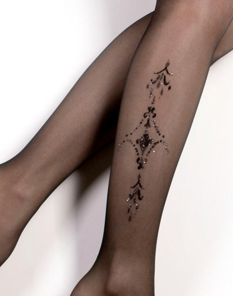 Ballerina - Hold Up Kousen - Sonata - 20 denier - Zwart-Laced-up.nl
