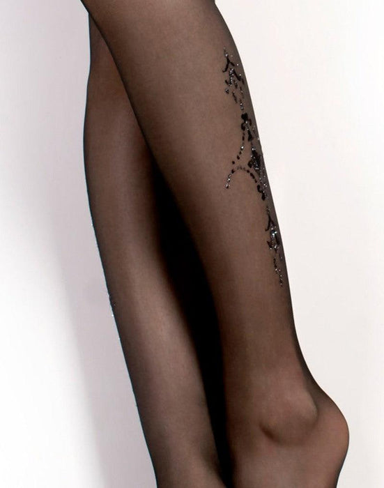 Ballerina - Hold Up Kousen - Sonata - 20 denier - Zwart-Laced-up.nl