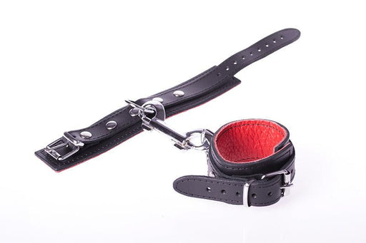 Kiotos - Basic Leren Enkelboeien Met rode voering-Laced-up.nl