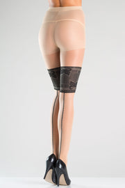Be Wicked - Bow Bands - Panty - Nude/Zwart - One Size-laced-up.nl