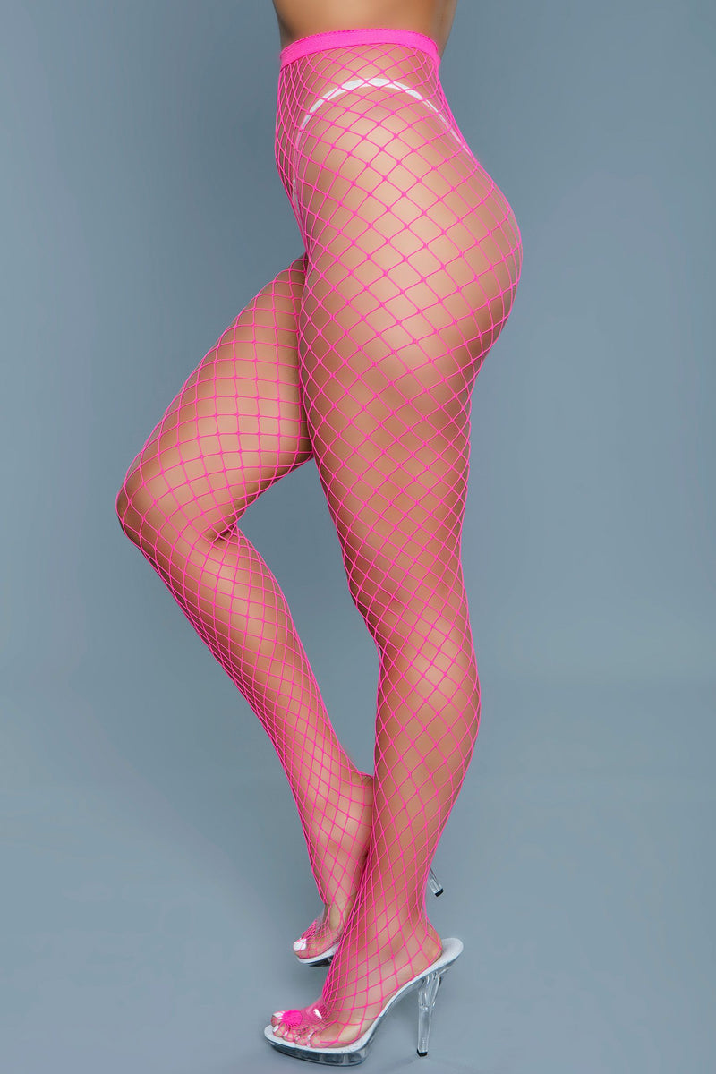 Be Wicked - Can't Back Down - Visnet Panty - Hot Pink - One Size-laced-up.nl