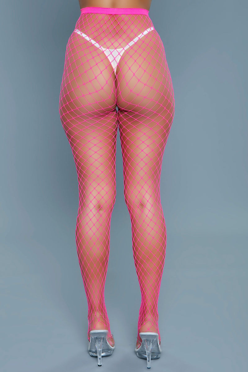 Be Wicked - Can't Back Down - Visnet Panty - Hot Pink - One Size-laced-up.nl