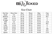Be Wicked - Elisa - Wetlook Bodycon Jurk - Zwart-Erotiekvoordeel.nl