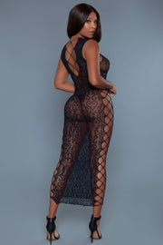 Be Wicked - Fallen For You Dress - Zwart - One Size-laced-up.nl