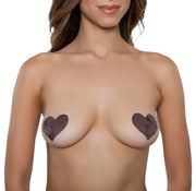 Be Wicked - Heart - Tepelbedekkers - Tan - One Size-laced-up.nl