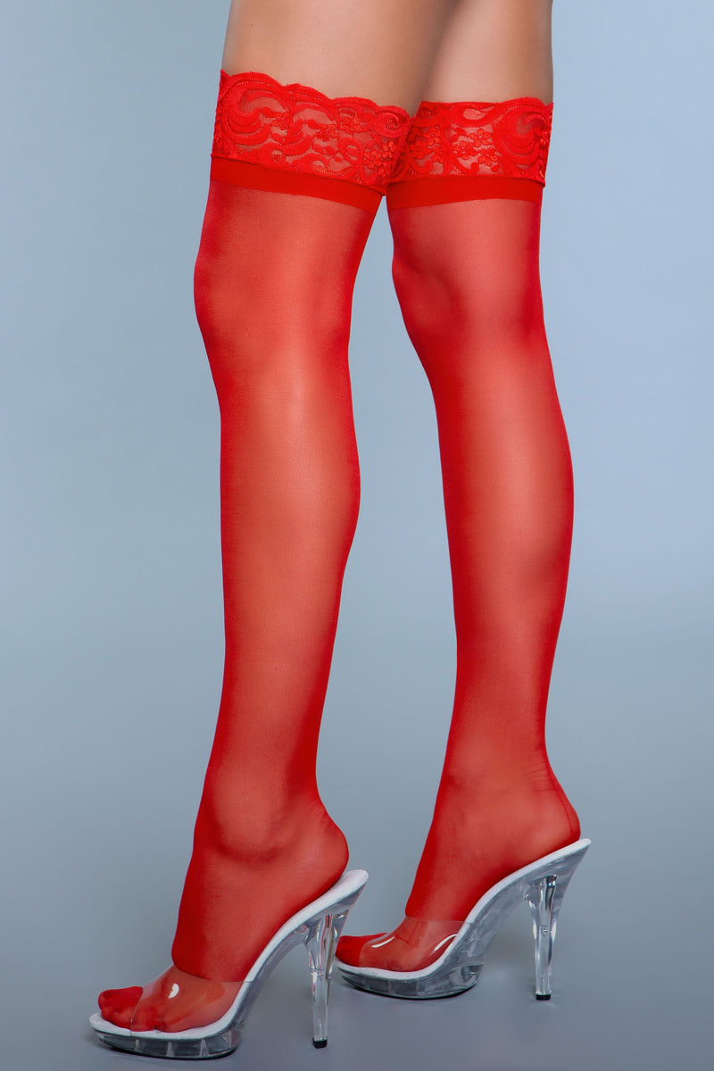 Be Wicked - Keep A Secret - Naad Kousen - Rood - One Size-laced-up.nl