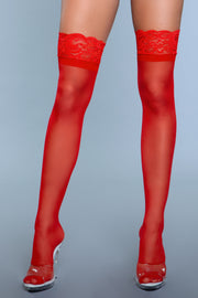 Be Wicked - Keep A Secret - Naad Kousen - Rood - One Size-laced-up.nl