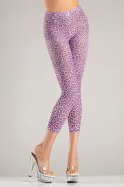 Be Wicked - Pink Leopard - Voetloze Panty - Roze - One Size-laced-up.nl