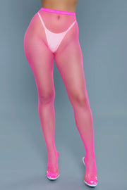 Be Wicked - Up All Night - Mini-Netzhöschen - Hot Pink - Einheitsgröße - Laced-up.nl