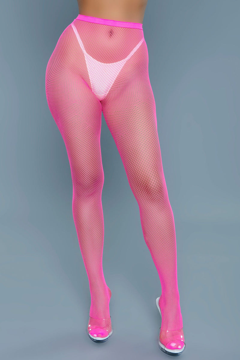 Be Wicked - Up All Night - Mini-Netzhöschen - Hot Pink - Einheitsgröße - Laced-up.nl