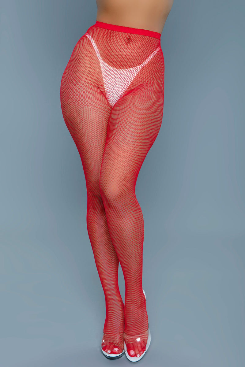 Be Wicked - Up All Night - Mini Visnet Panty - Rood - One Size-laced-up.nl