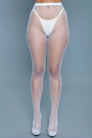 Be Wicked - Up All Night - Mini Visnet Panty - Wit - One Size-laced-up.nl