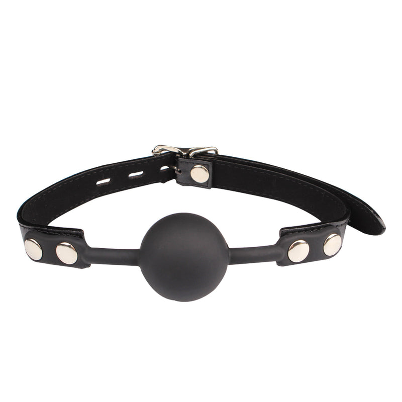 Chisa - Behave! Be Quiet - Ball Gag - Siliconen - Zwart-Erotiekvoordeel.nl