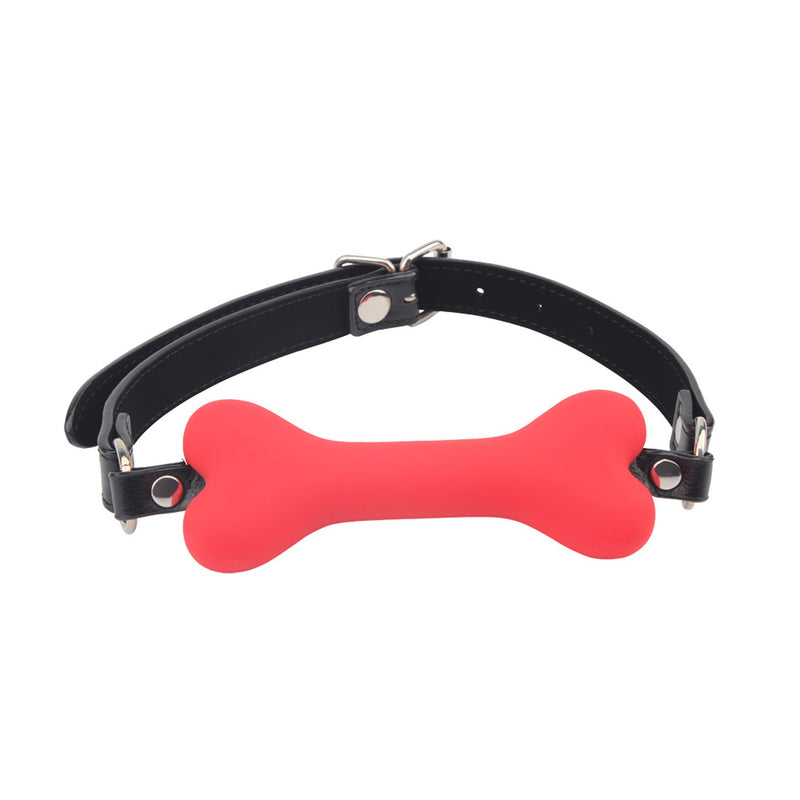 Chisa - Behave! Doggie Bone - Hondenbot Bit Gag - Rood-Erotiekvoordeel.nl